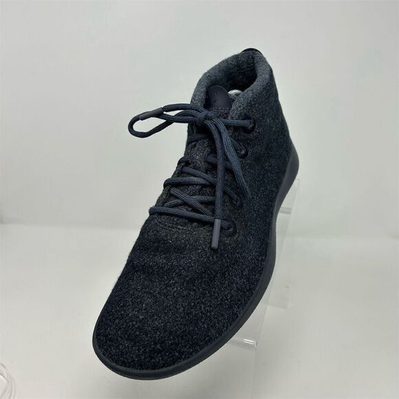 Allbirds Men's Blue Wool Runner-Up Mizzles High Top Sneakers Size 11 - Picture 2 of 14